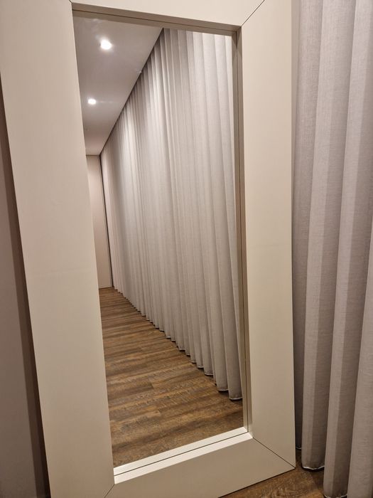 Espelho Mongstad Ikea moldura branca 190x95x5