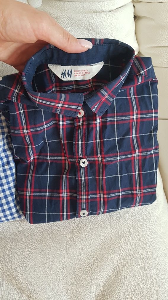 Новые шикарные рубашки бренда HM на 4-5 лет