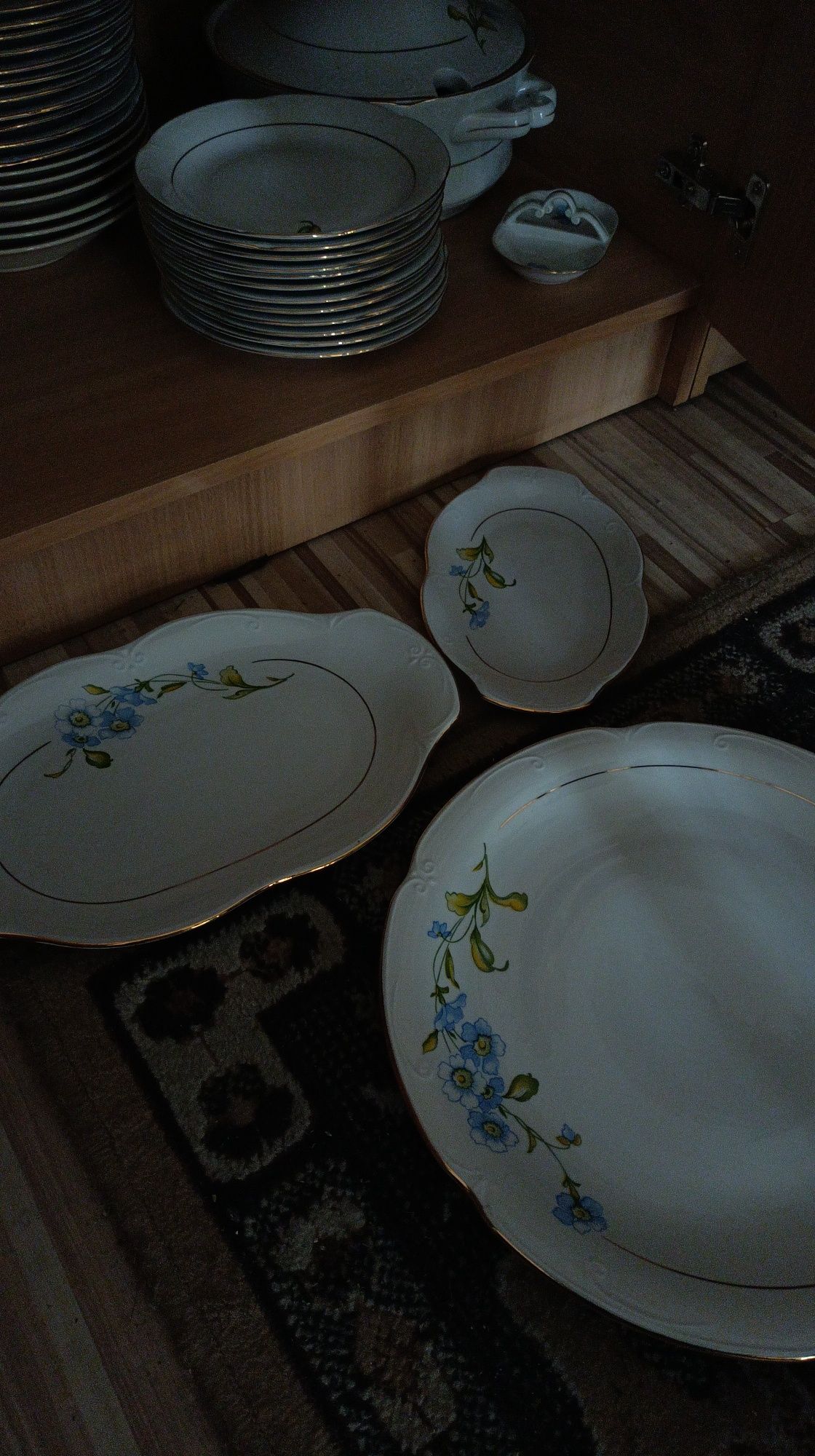 PRL Komplet obiadowy porcelana Chodzież Książ