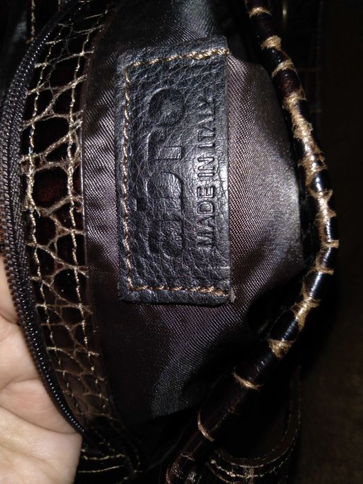 Сумка мега стиль крокодил италия abro