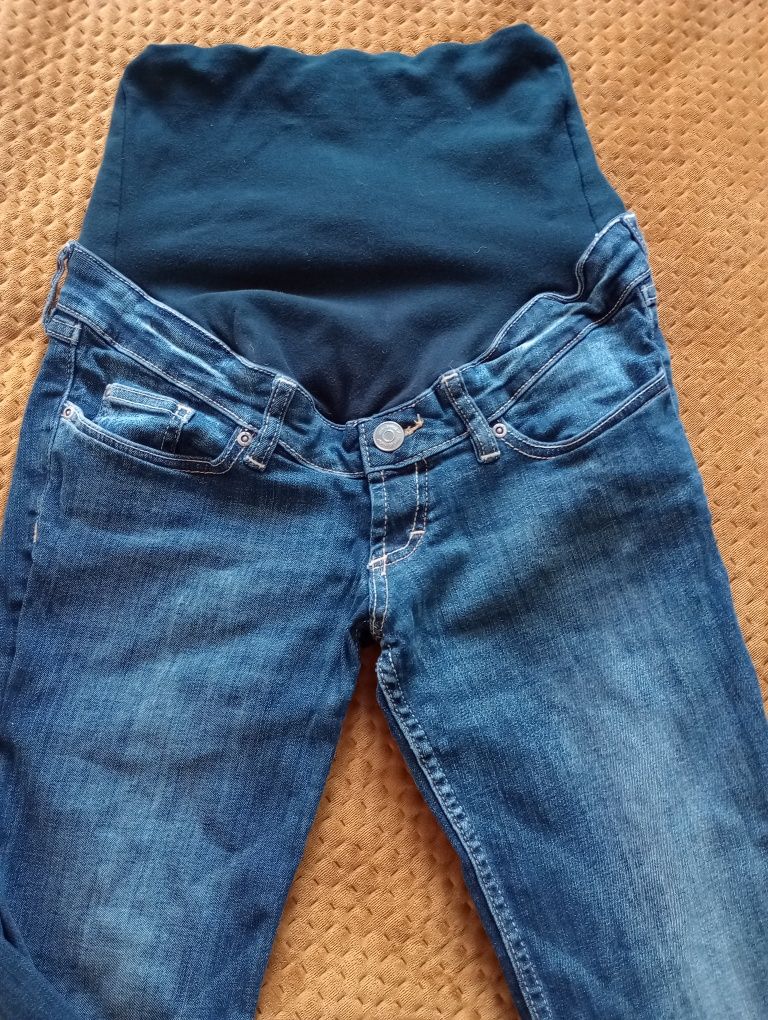Spodnie jeansy ciążowe H&M, r. 38