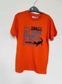 OVS t-shirt chłopięcy koszulka pomarańcz r.116,140