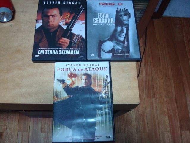 lote 17 dvds steven seagal ,voo em furia,o patriota,nico