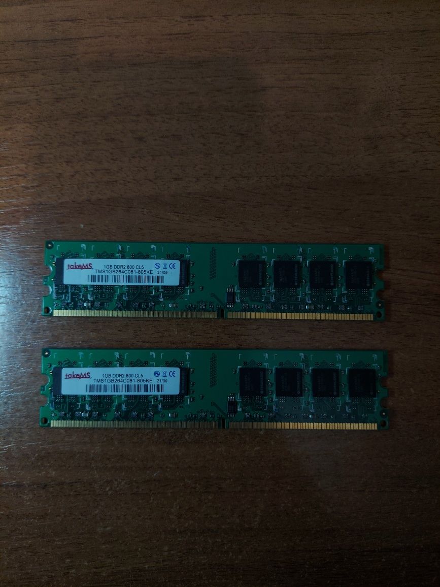 Оперативна пам'ять takeMS 2* 1Gb Ddr2