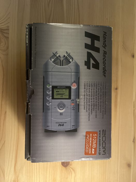 Gravador Zoom H4 (completo e a funcionar)