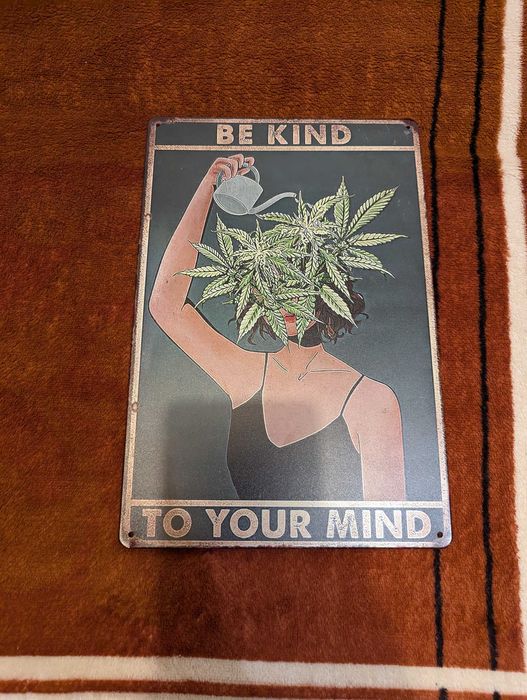 Металлическая прикольная табличка на подарок