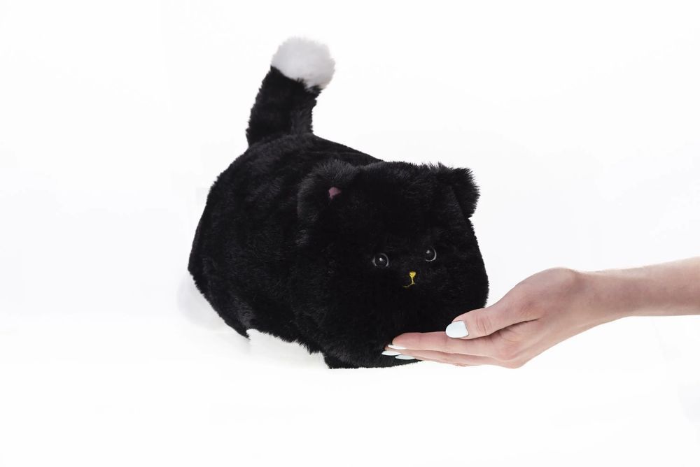 Interaktywny Kot Huggy Luv, czarny. TM Toys. Nowy Produkt
