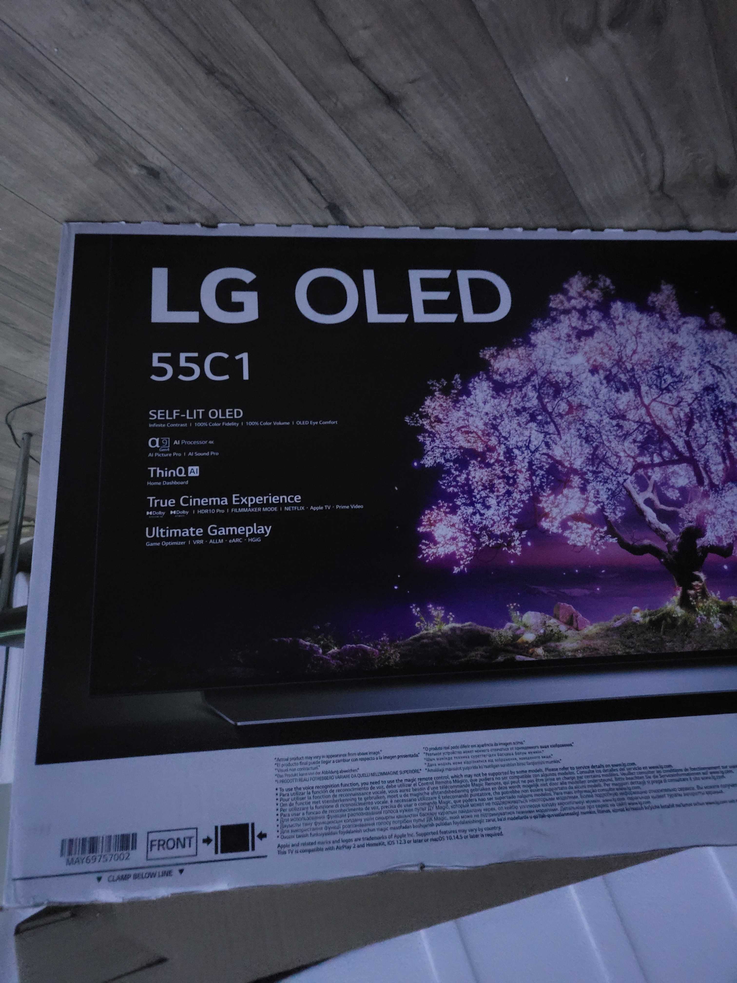 LG 55" OLED + soundbar