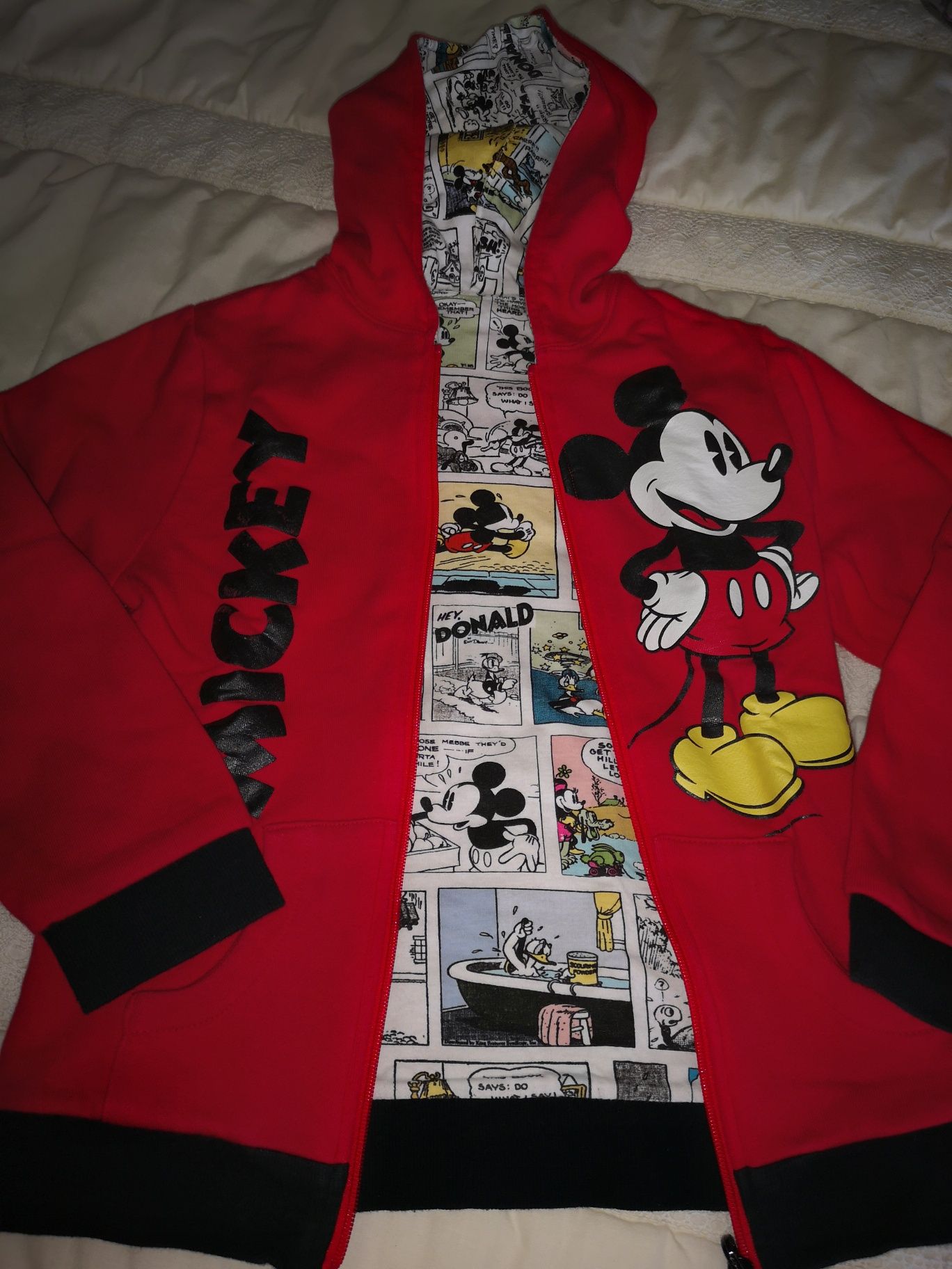 Casaco reversível do Mickey da Disney Store - 9 anos