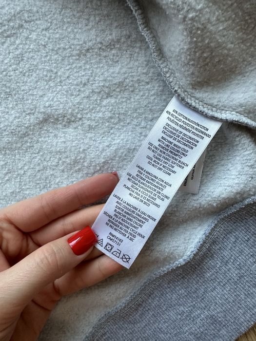 Жіноче зіп худі на замку сіре кофта calvin klein xs s оригінал хс с