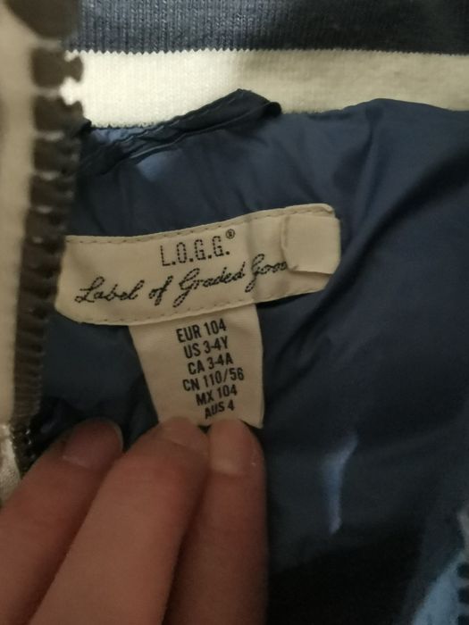 H&M kamizelka 98/104 bezrękawnik jak nowy