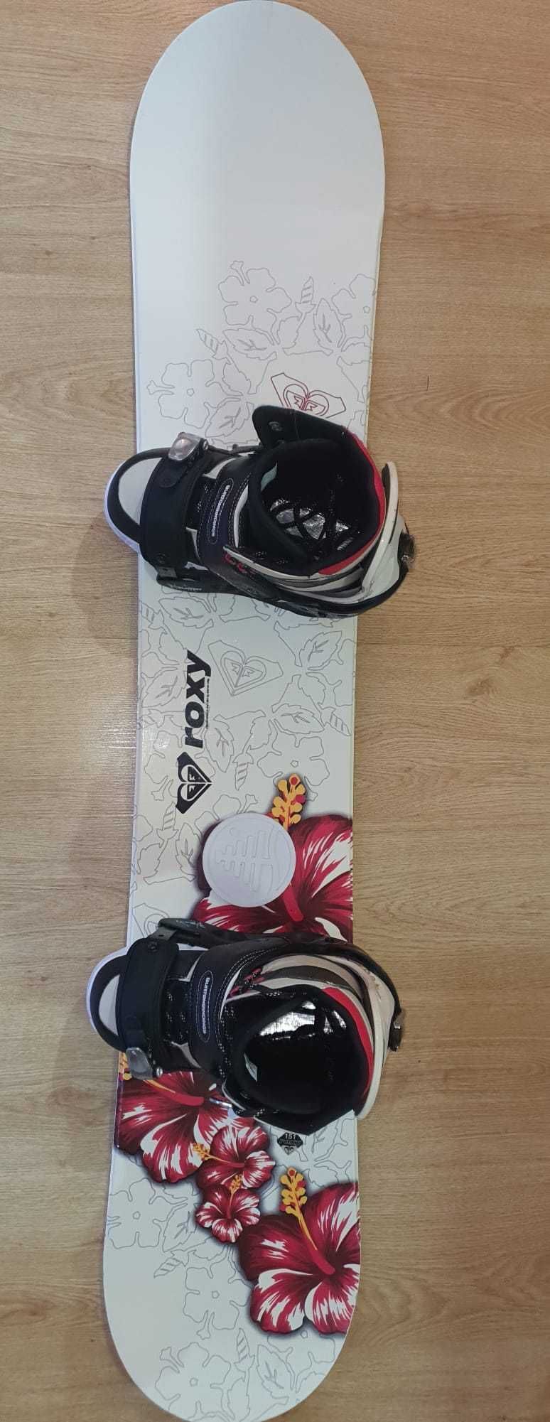 Prancha 151, binding e botas de snowboard impecáveis!