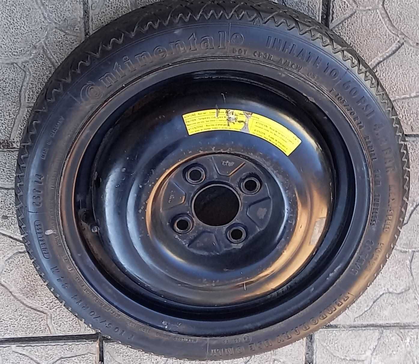 Докатка для легкового авто 105/70 R 14 Continental