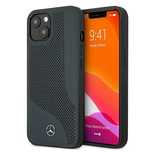 Etui Mercedes Leather Perforated Area Na Iphone 13 Mini - Granatowe