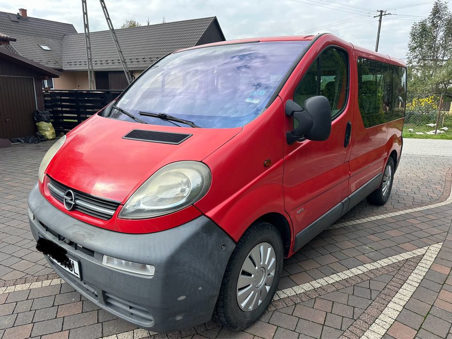 Opel Vivaro 1.9 DTI Klimatyzacja Webasto 9 osób Zadbany zdrowy