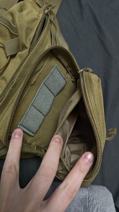 Сумка на пояс тактична, бананка, сумка через плече воєнна, оливкова