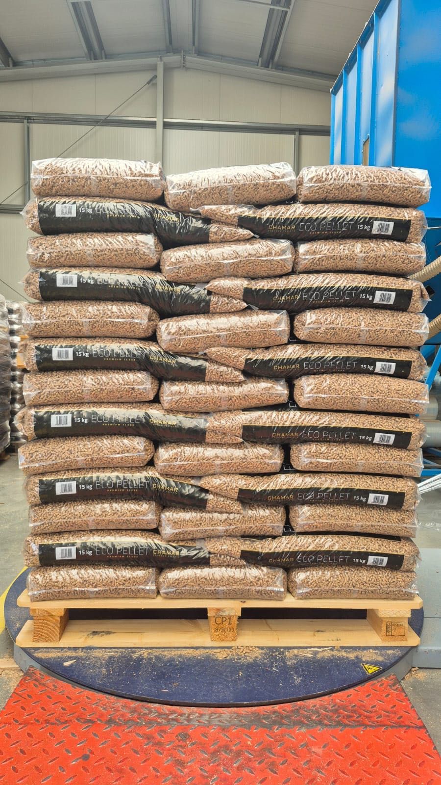 Pellet sosnowy 100% Eco A1 producent CHAMAR PREMIUM DOSTAWA GRATIS
