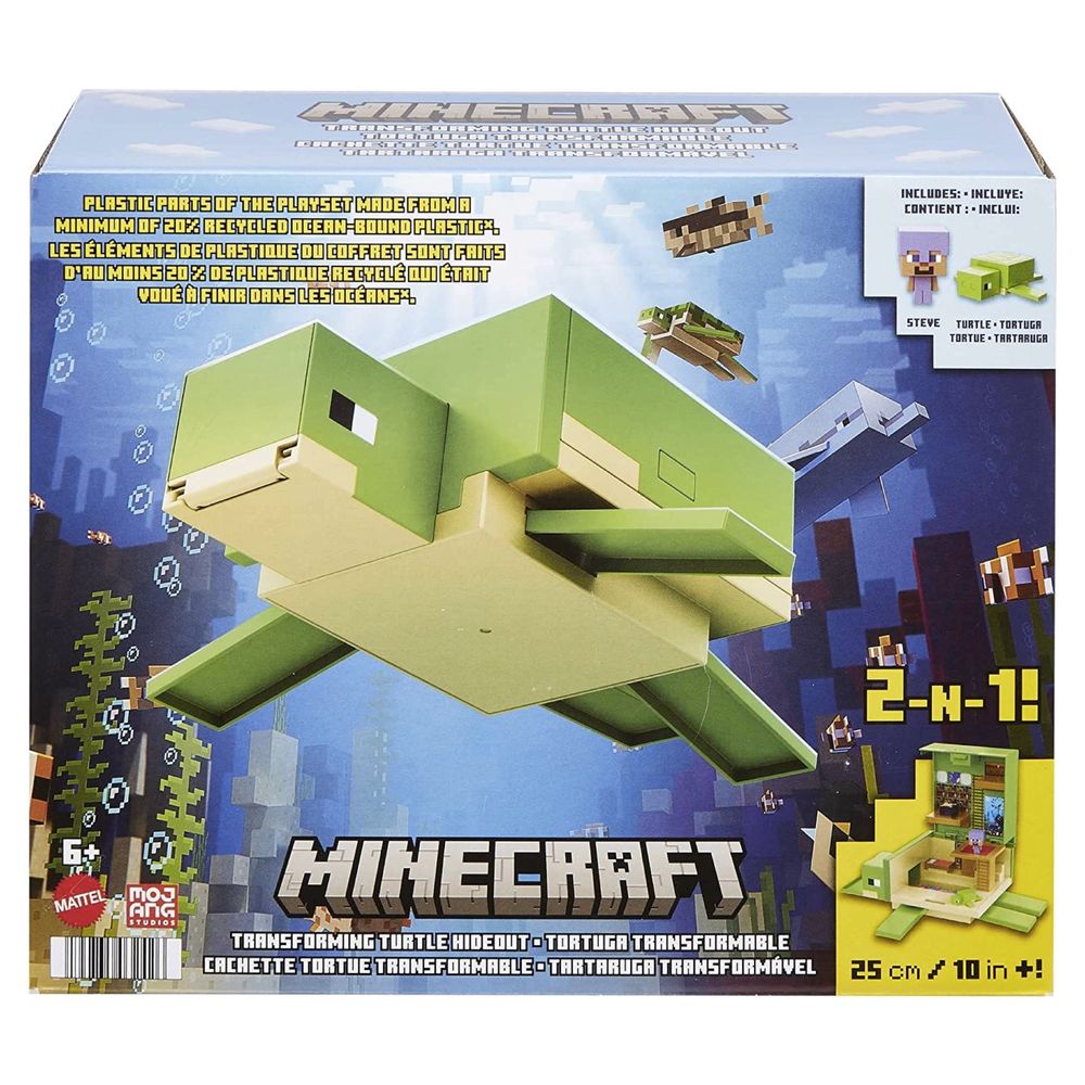 Minecraft Transform Черепаха ігровий набір, Стів
