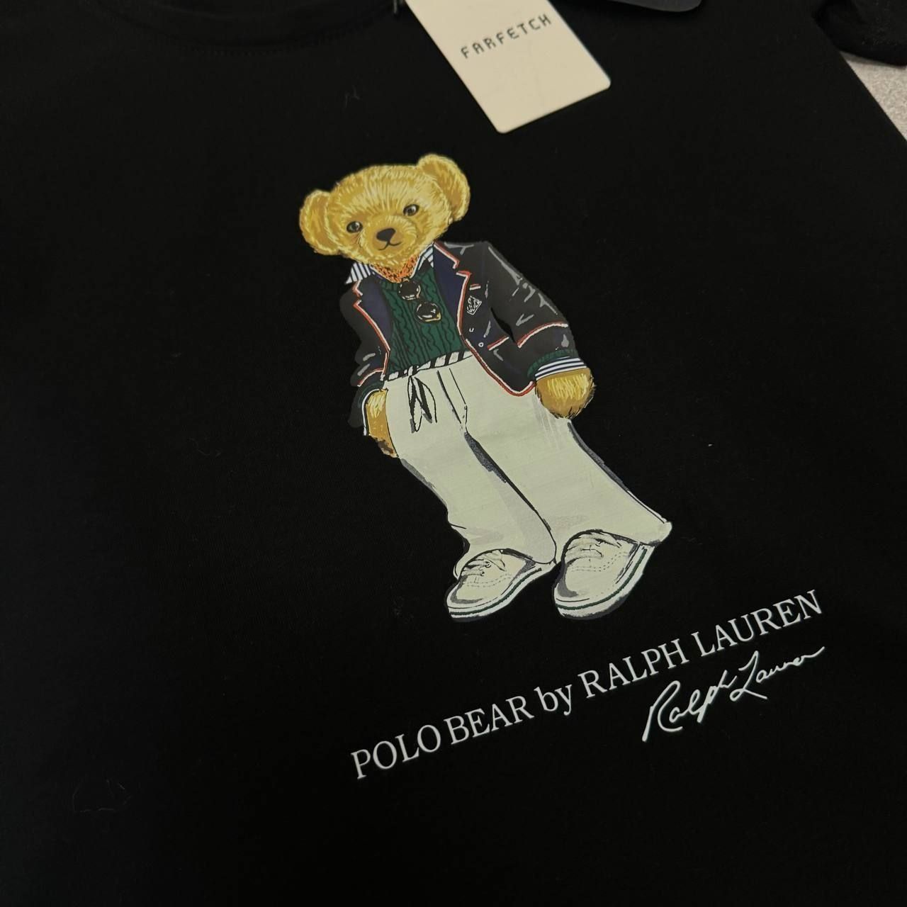 ХІТ!! Жіноча футболка Polo Ralph Lauren Ексклюзив чорного і білого кол