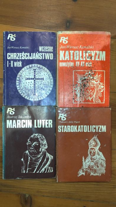 Zestaw książek chrześcijaństwo i katolicyzm Tokarczyk Piątek Kowalski