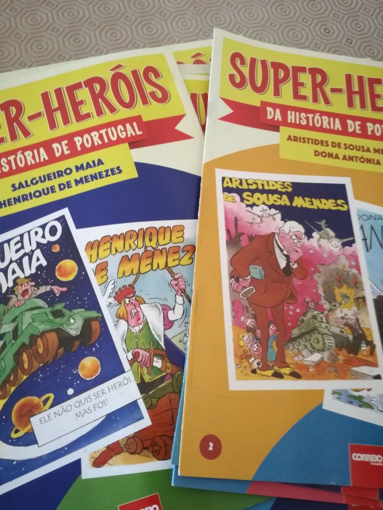 Livros super heróis da história portuguesa
