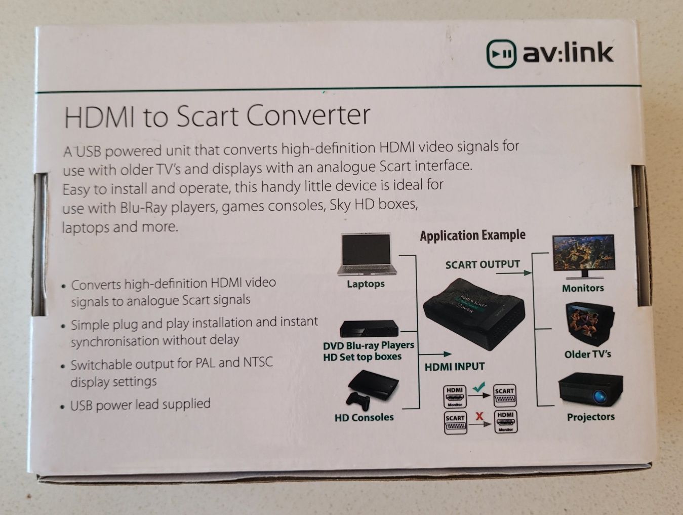 HDMI to Scart Converter