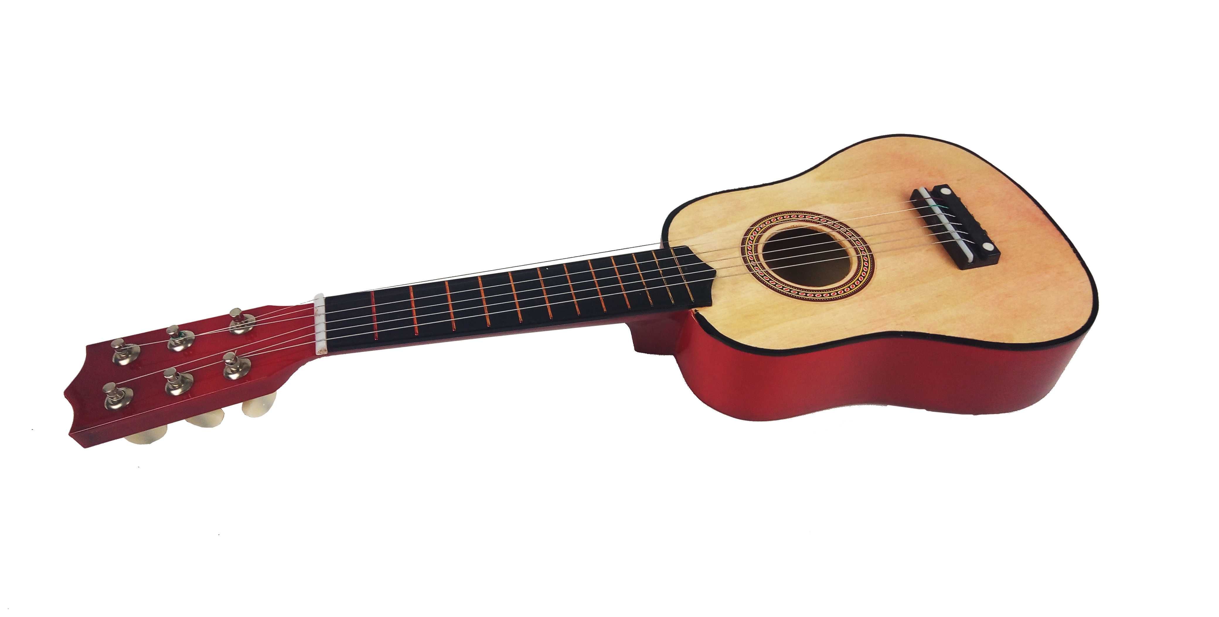 Игрушечная гитара M 1370 деревянная