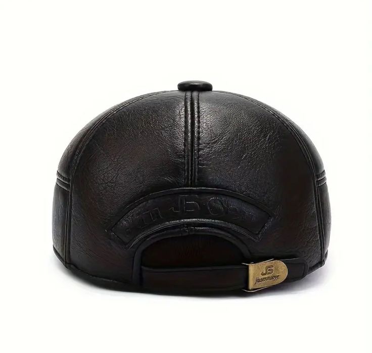 Kaszkiet męski skórzany stylowy