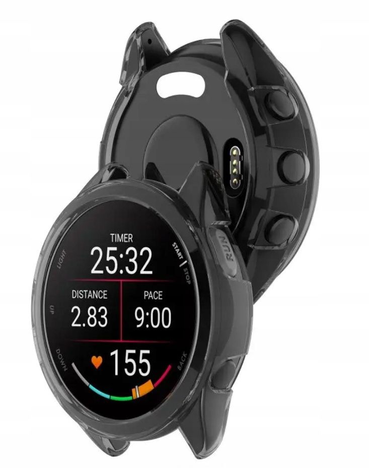 Zestaw 2 X Szkło Hartowane 9H+Etui do Garmin Forerunner 165 /Music