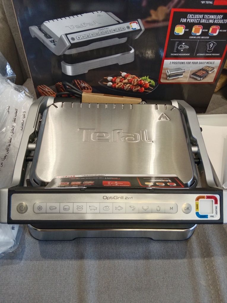 Гриль Tefal GC772D30 OptiGrill 2in1