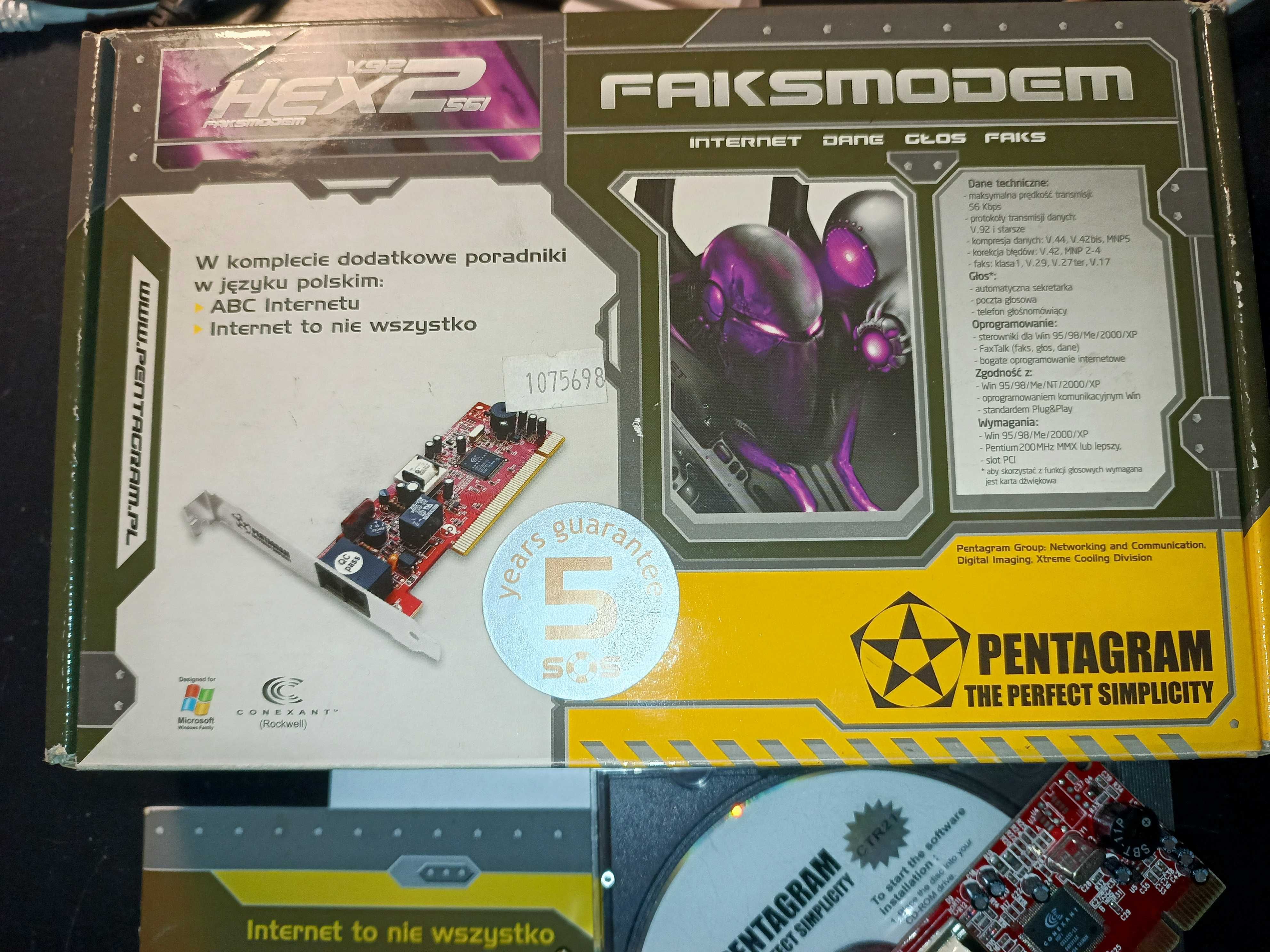 Modem telefoniczny pentagram