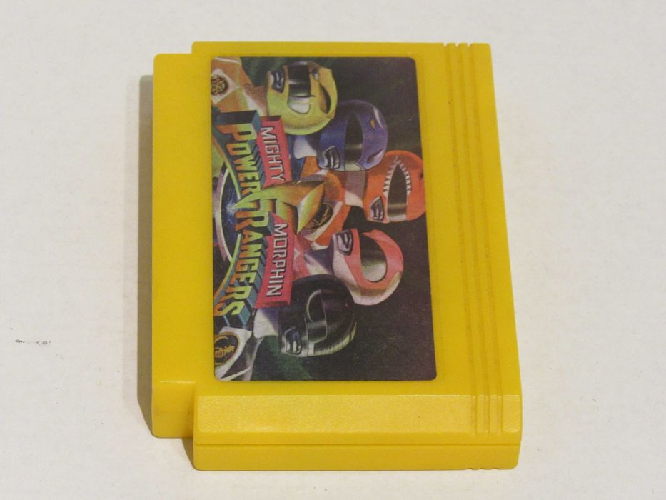 Jogo Famicom Nintendo Power Rangers testado