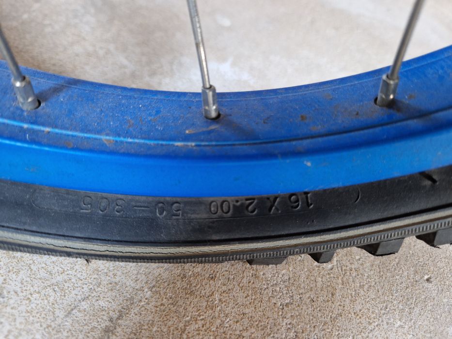 Rower 16" niebieski Kross