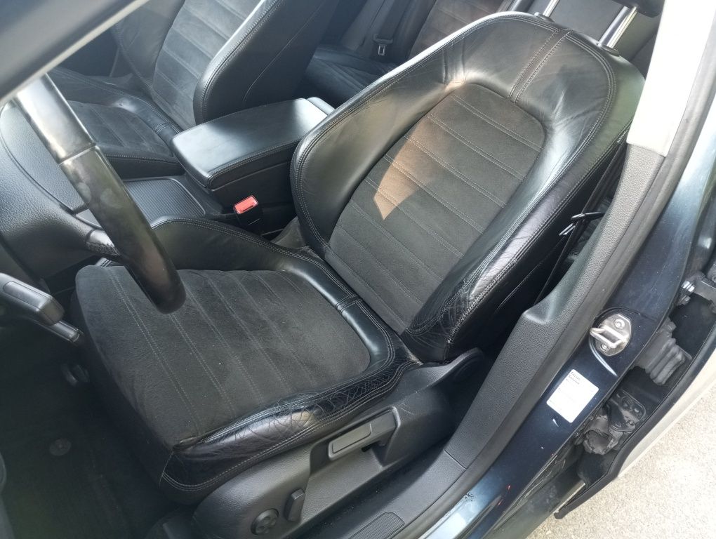 Fotel fotele kanapa skóra alcantara czarne VW Passat B6 KOMBI HIGHLINE