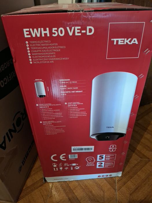 Termocumulador 50lts novo, com factura e garantia