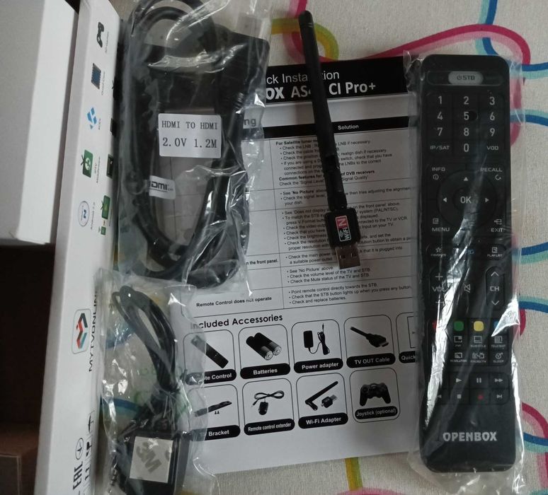Спутниковый ресивер+IPTV приставка OPENBOX AS4K CI Pro+ UHD