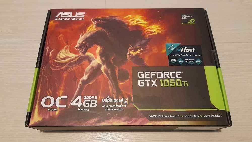 Asus GeForce GTX 1050 TI Cerberus OC 4GB GDDR5