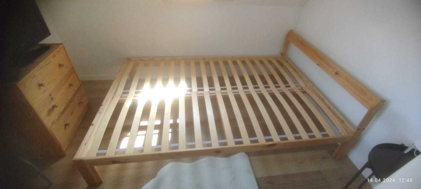 Łóżko drewniane IKEA 140*200