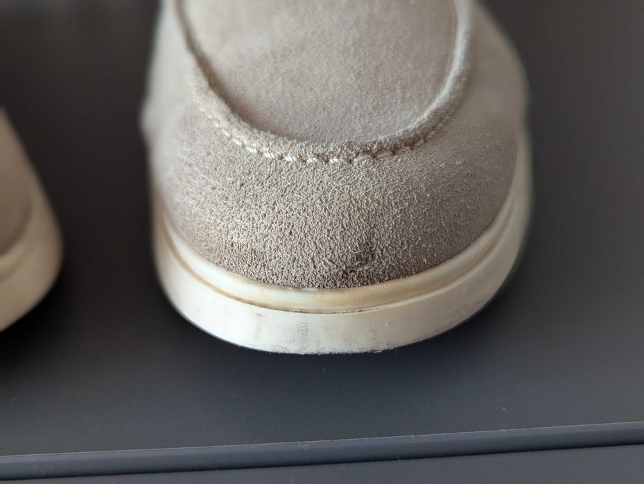 ZARA zamszowe mokasyny loafersy męskie 42 SKÓRA