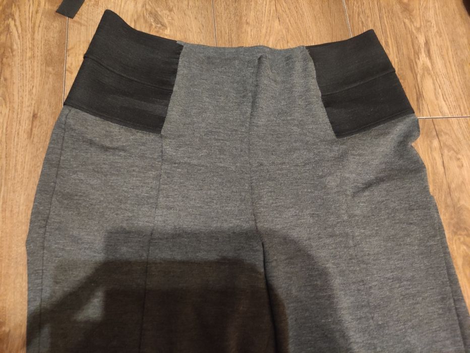 Jegginsy damskie z wysokim stanem z lycrą