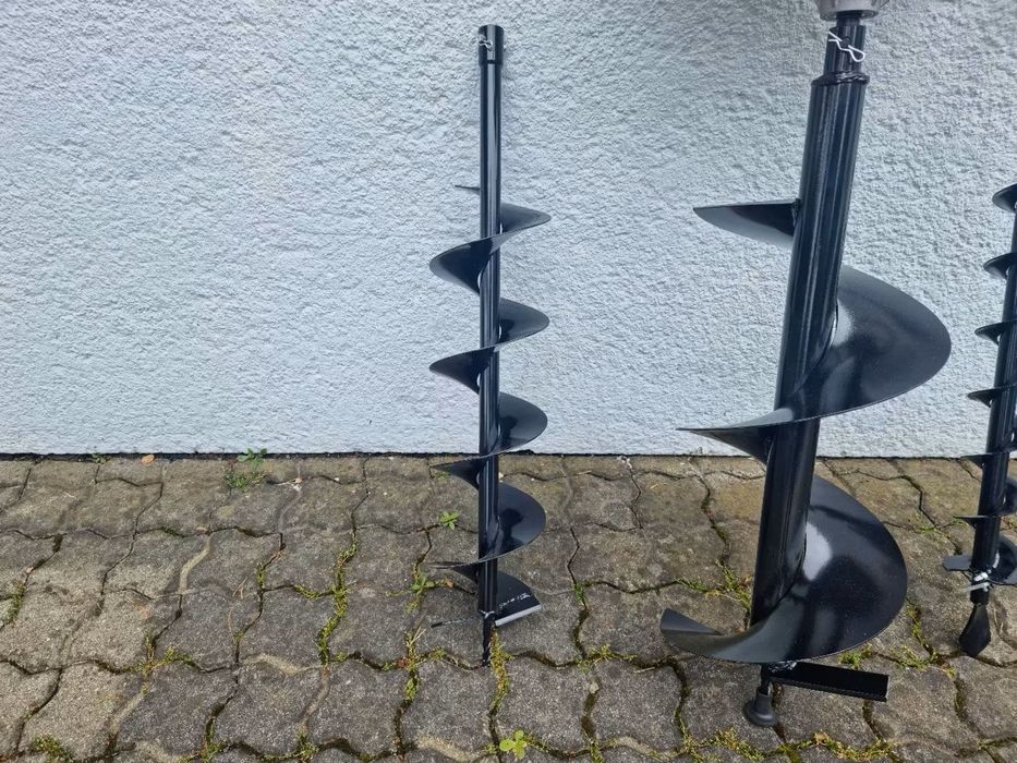 Wiertnica spalinowa + 3 wiertła 10cm , 15 cm, 20cm