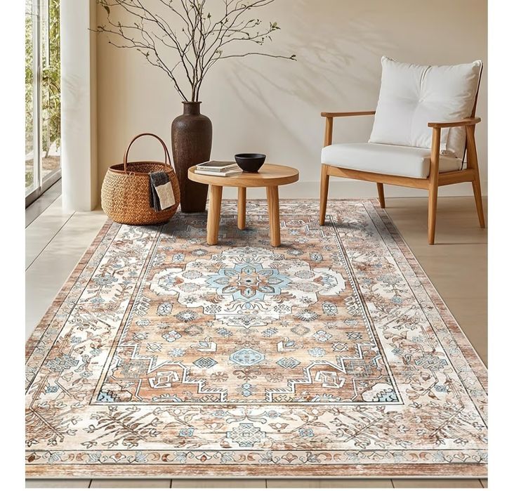 Miękki dywan z krótkim włosiem - 90 x 150 cm - nowy