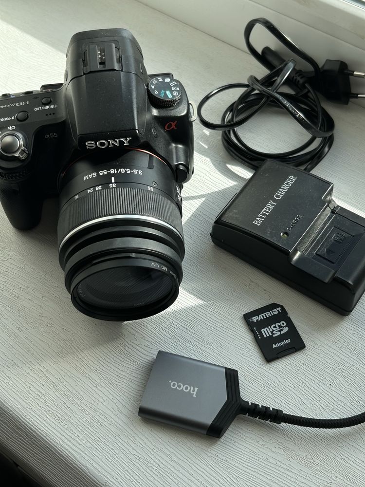 Sony a55 повний комлект що б почати знімати