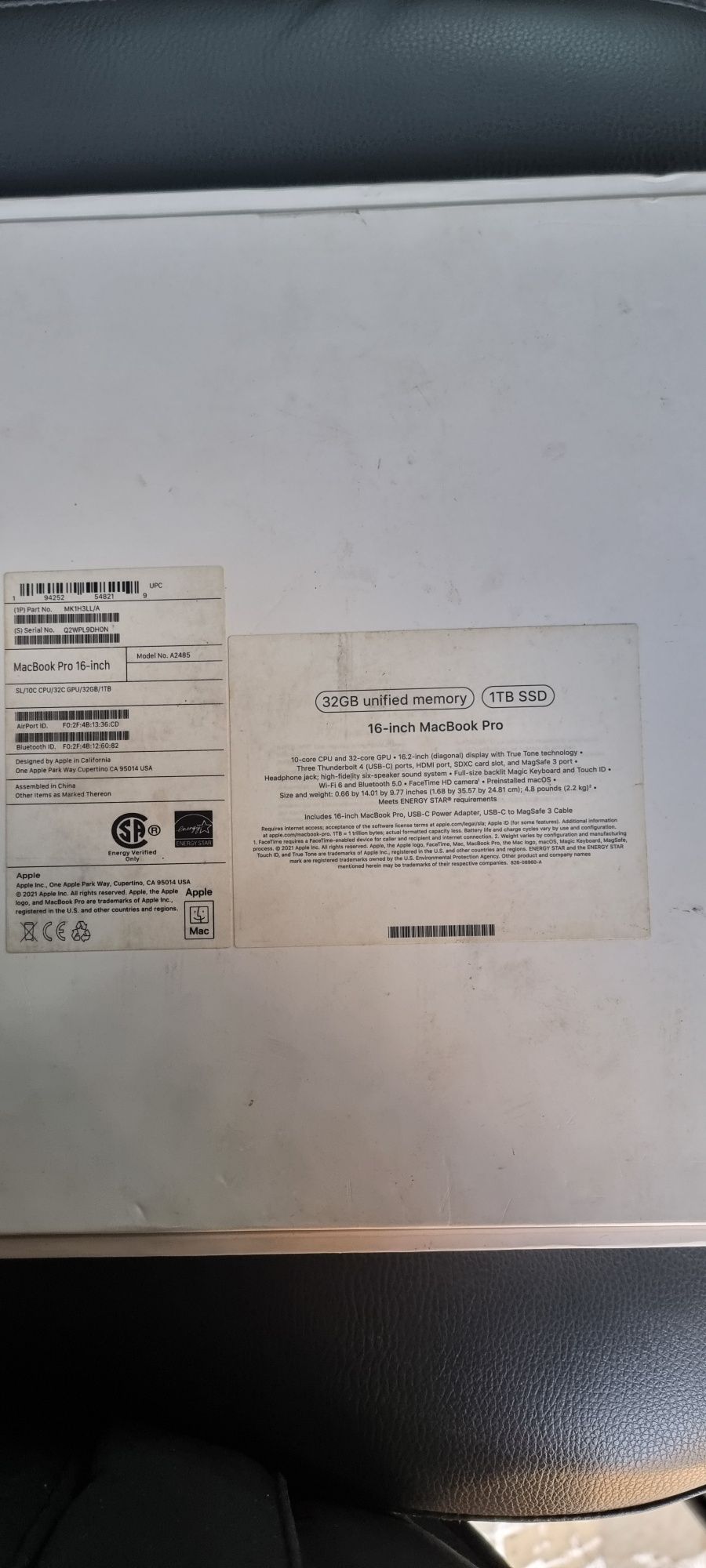 macbook pro m1 max a2485
