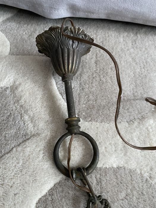 Stara włoska lampa sufitowa