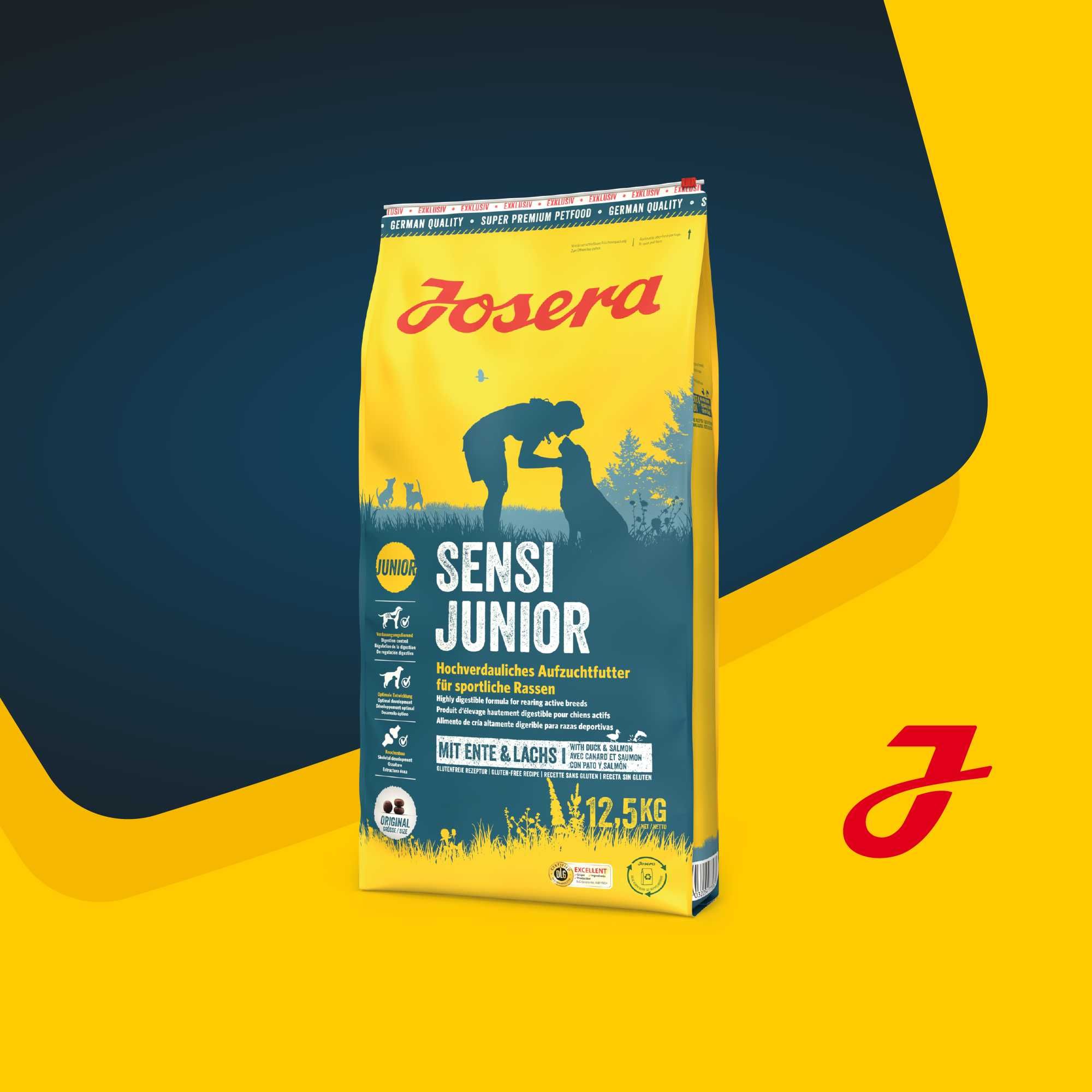 JOSERA SensiJunior 12,5кг Корм для цуценят з чутливим травленням