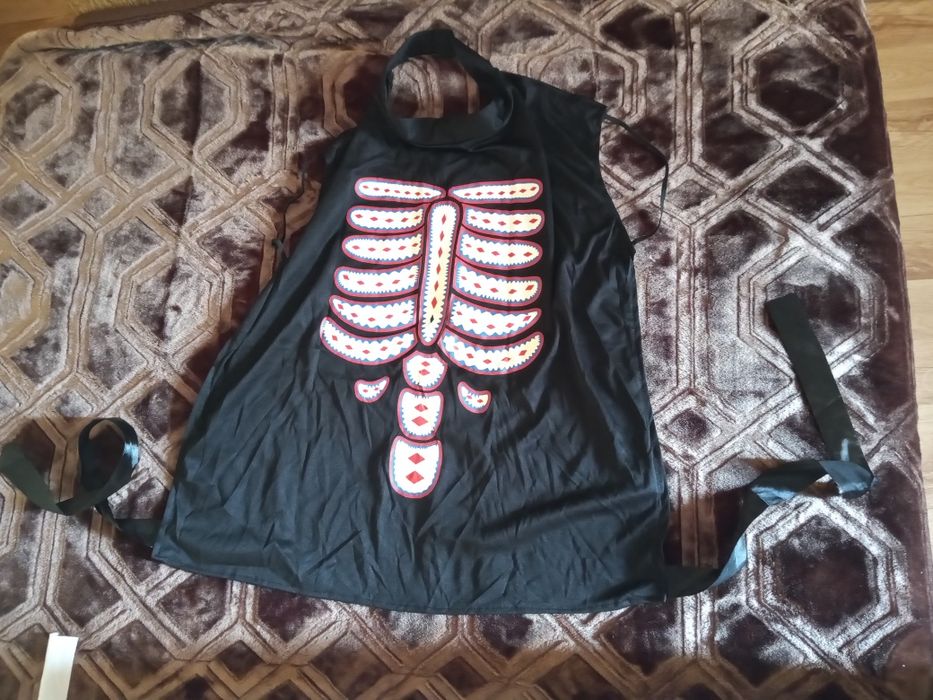 Strój karnawałowy szkielet rozm M