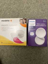 Вкладиши для лактації годування medela / philips