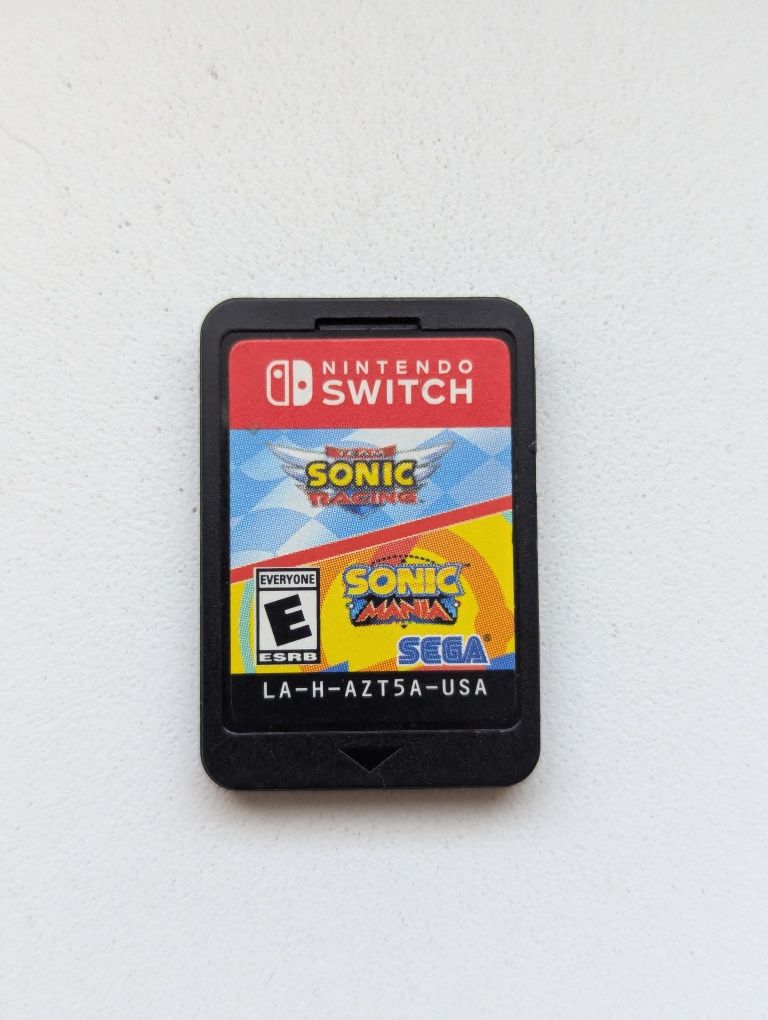 Sonic Team Racing + Sonic Mania картриджі Nintendo Switch