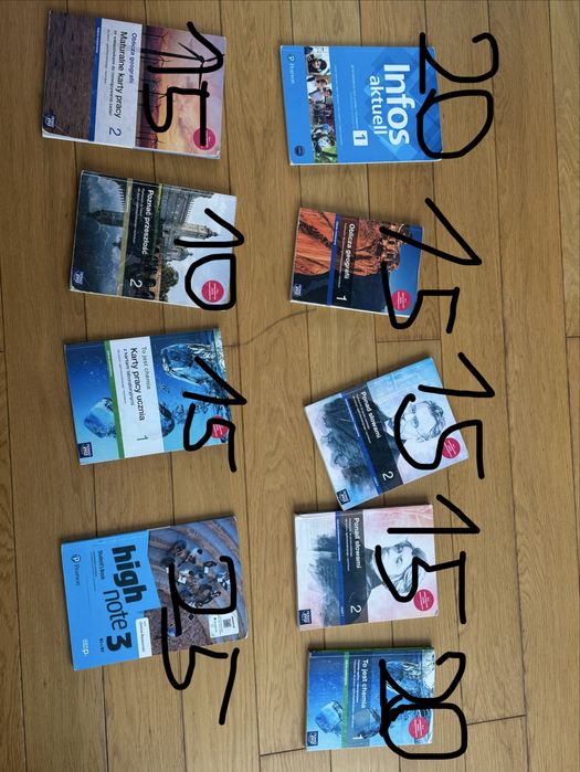 podręczniki do 1 i 2 klasy szkoły ponadpodstawowej